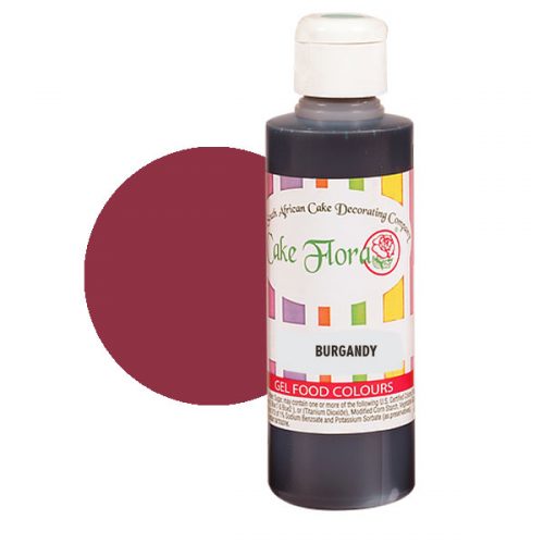 GEL FOOD COLOURS 21G - BURGANDY