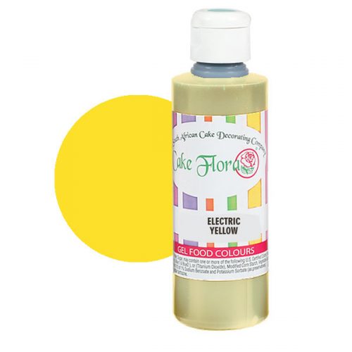 GEL FOOD COLOURS 21G - ELECTRIC YELLOW