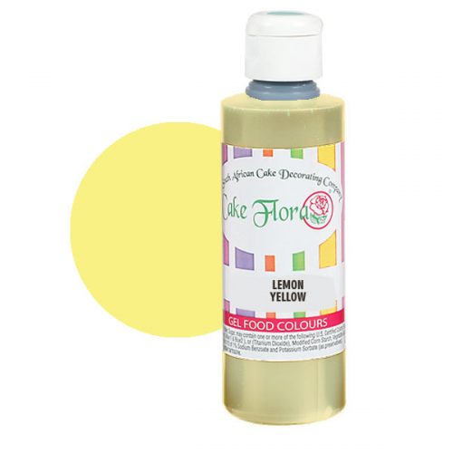 GEL FOOD COLOURS 21G - LEMON YELLOW