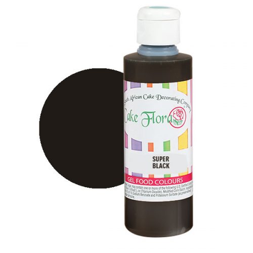 GEL FOOD COLOURS 21G - SUPER BLACK