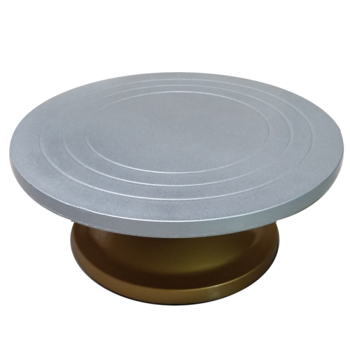 TURNTABLE H/D 30CM SILVER PLASTIC EA