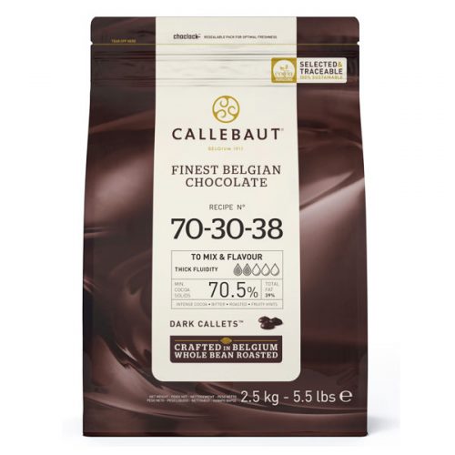 CHOC CALLEBAUT 2.5KG 70% DARK EA