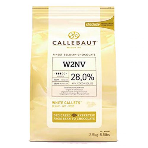 CHOC CALLEBAUT 2.5KG WHITE EA