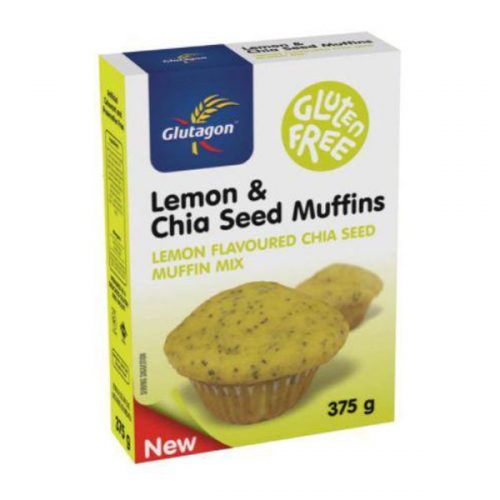 GF LEMON & CHIA MUFFIN MIX 375G