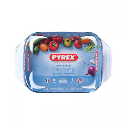 PYREX ROASTER RECT 31X20CM 2.1L