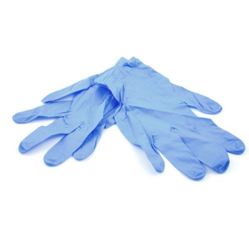 GLOVES NITRILE BLUE SMALL (100)
