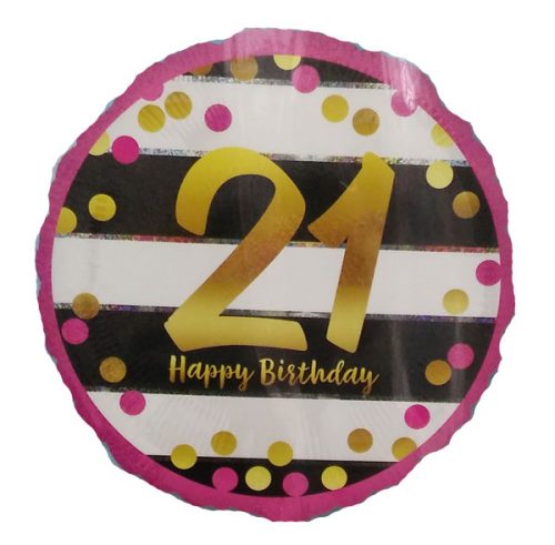 HELIUM 46cm - HAPPY 21ST