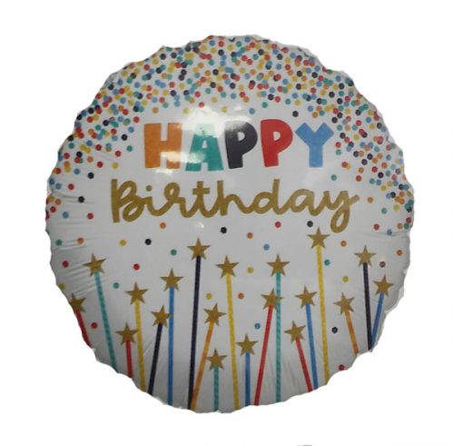 HELIUM 46cm - HAPPY BIRTHDAY