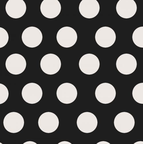 3 PLY BLACK - BIG DOT (20)