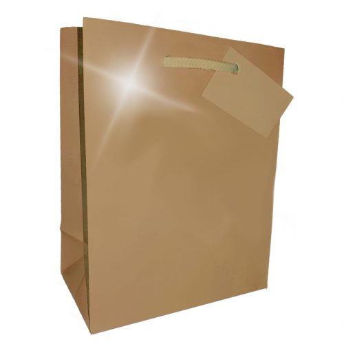 GIFT BAG JUMBO 325x445MM GOLD