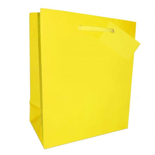 GIFT BAG JUMBO 325x445MM YELLOW