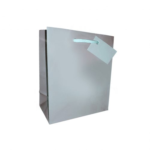 GIFT BAG LARGE 265x330MM SILVER