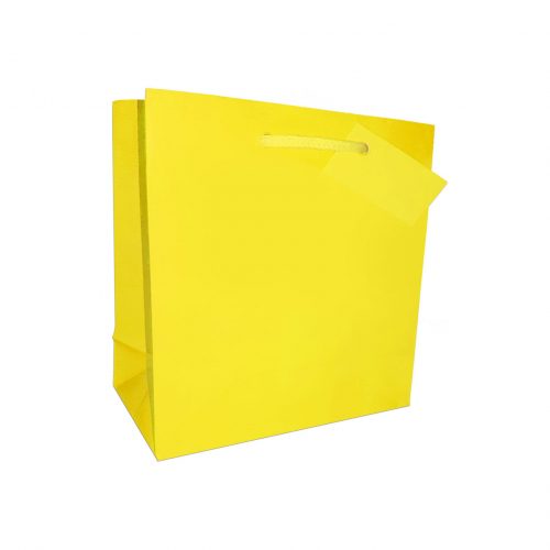 GIFT BAG LARGE 265x330MM YELLOW