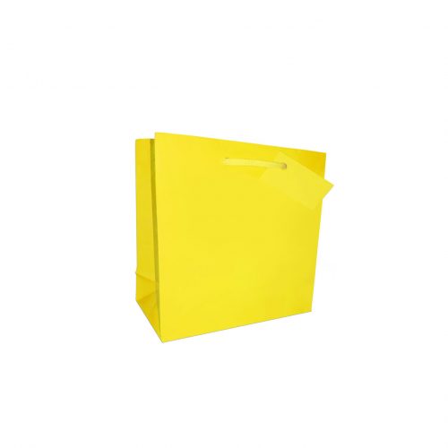 GIFT BAG MEDIUM 180x230MM YELLOW