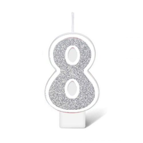 SILVER GLITTER NO.8