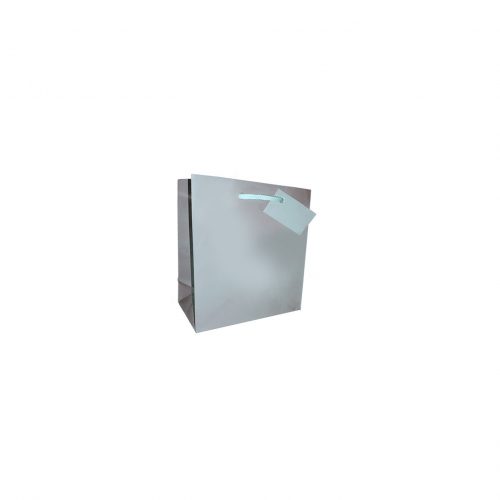 GIFT BAG SMALL 114x146MM SILVER
