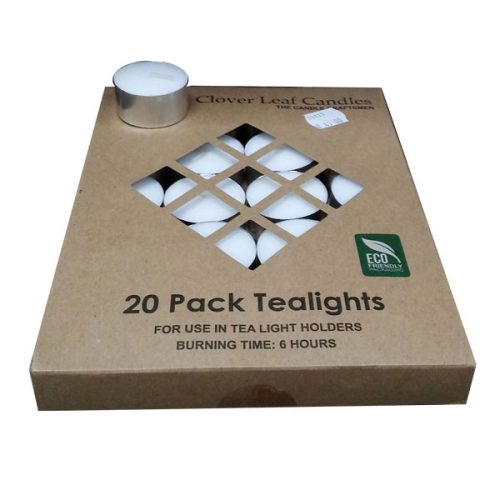 CANDLE TEALIGHT 6HR SML (20)