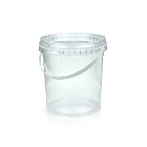 BUCKET 3LT CLEAR & LID EA